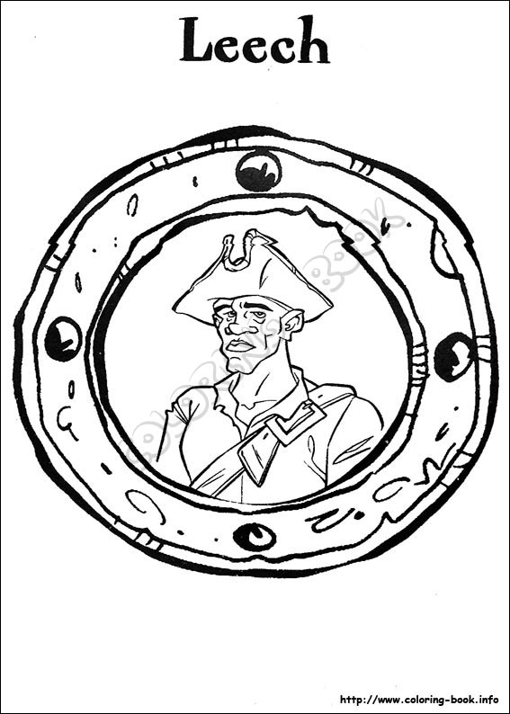 Pirates of the Caribbean coloring picture